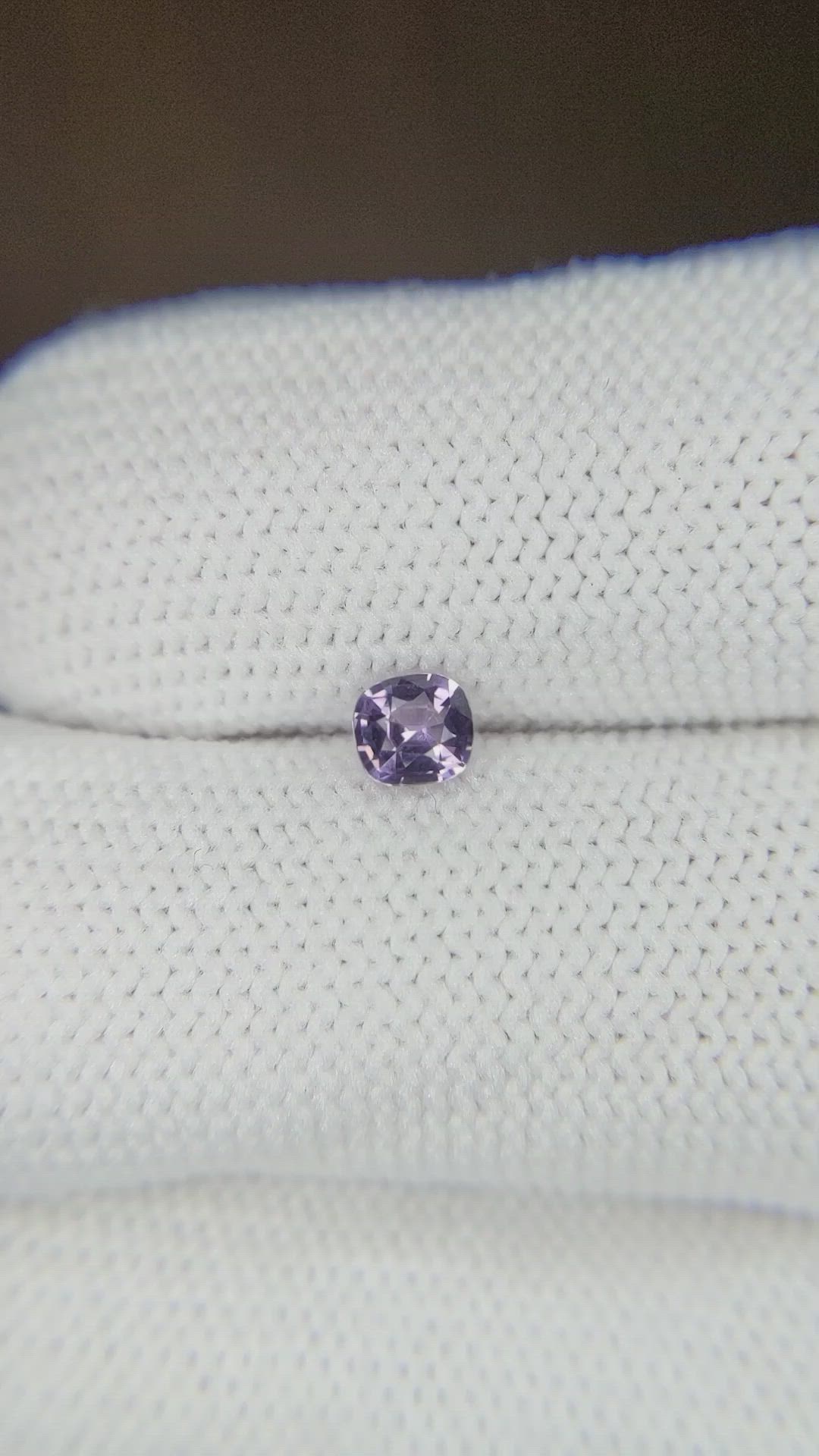 0.33 Ct. Purple Sapphire from Ceylon (Sri Lanka) Size Video