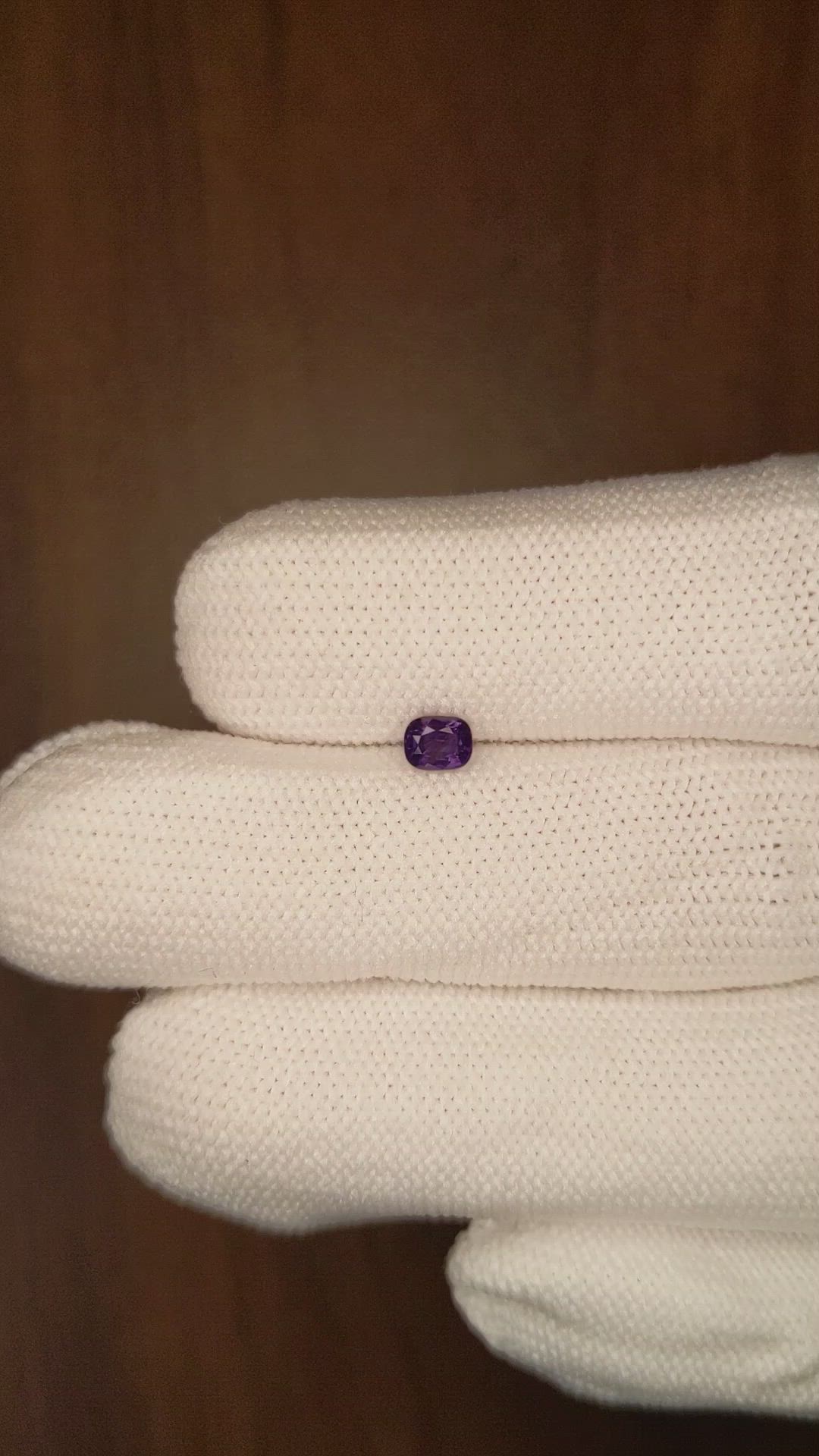 0.35 Ct. Color Change Sapphire from Ceylon (Sri Lanka) Size Video