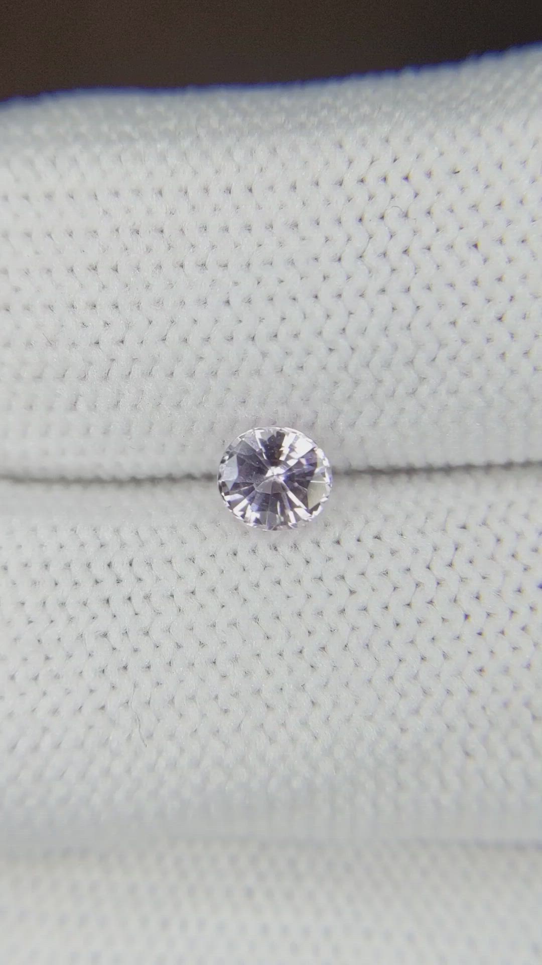 0.48 Ct. Purple Sapphire from Ceylon (Sri Lanka) Size Video