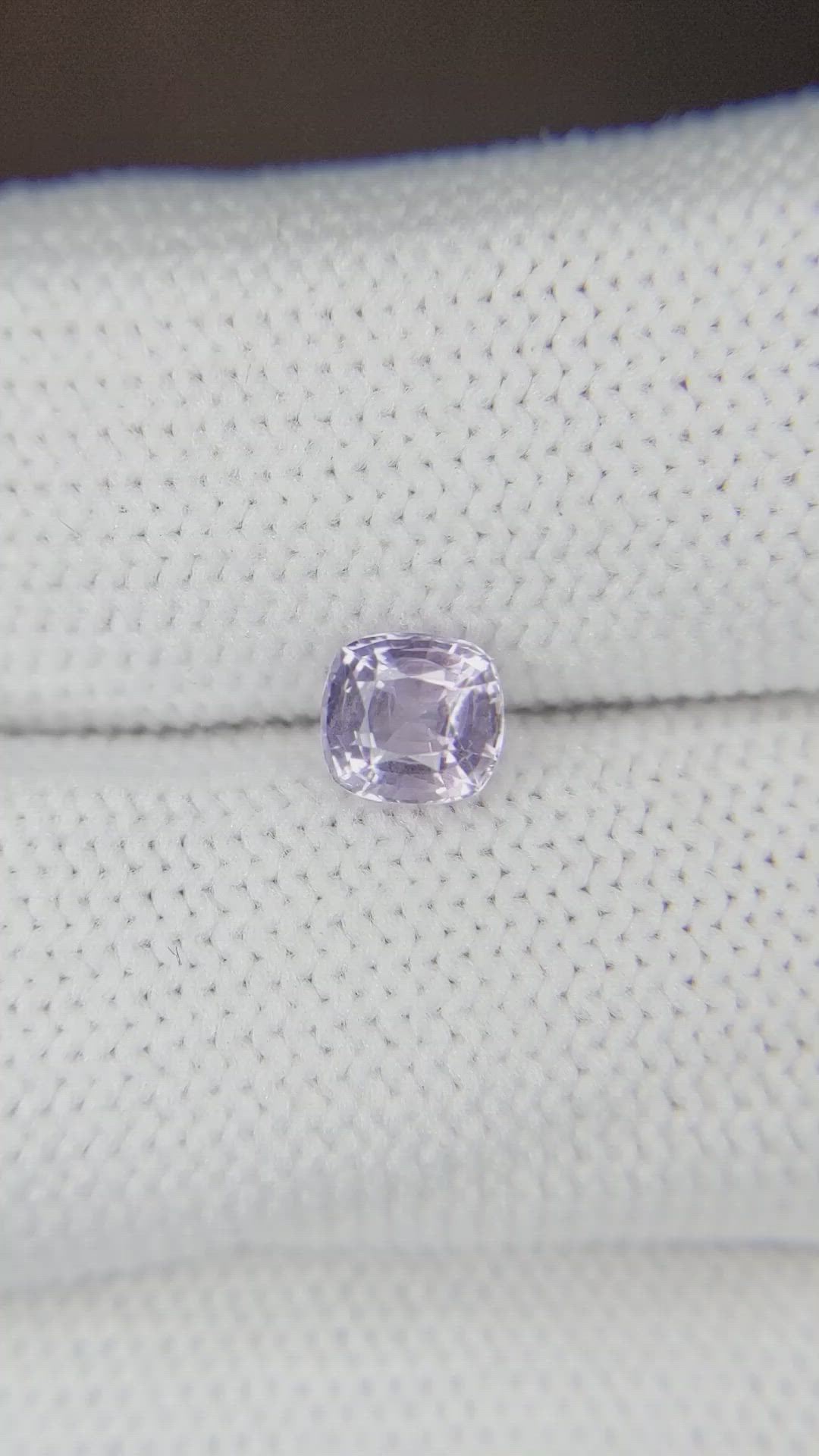 0.74 Ct. Purple Sapphire from Ceylon (Sri Lanka) Size Video