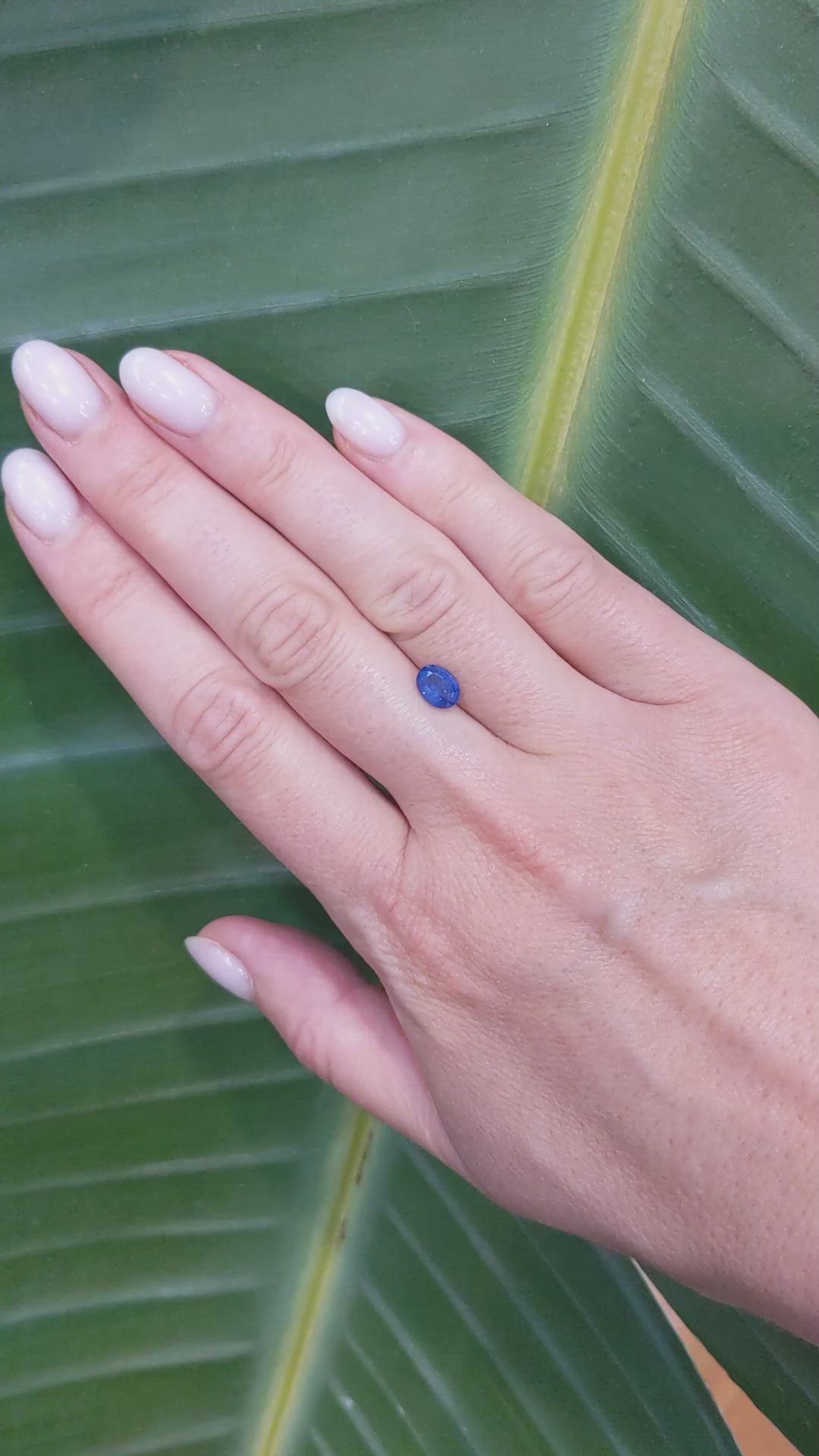 1.09 Ct. Color Change Sapphire from Ceylon (Sri Lanka) Size Video