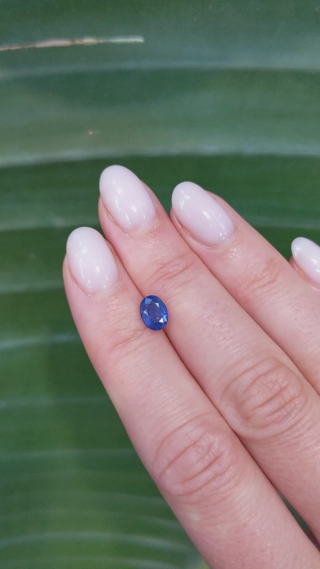 1.09 Ct. Color Change Sapphire from Ceylon (Sri Lanka) Size Video