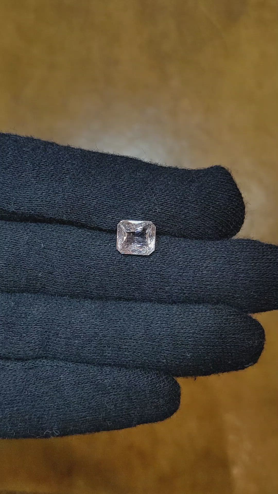 2.32 Ct. White Sapphire from Ceylon (Sri Lanka) Size Video