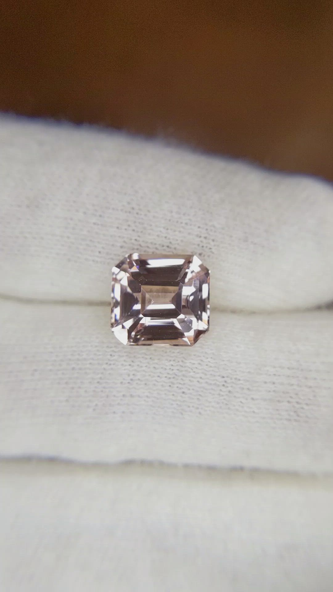 4.02 Ct. Peach Sapphire from Madagascar Size Video