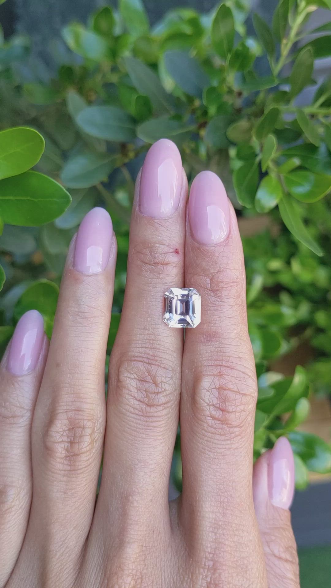 4.02 Ct. Peach Sapphire from Madagascar Size Video