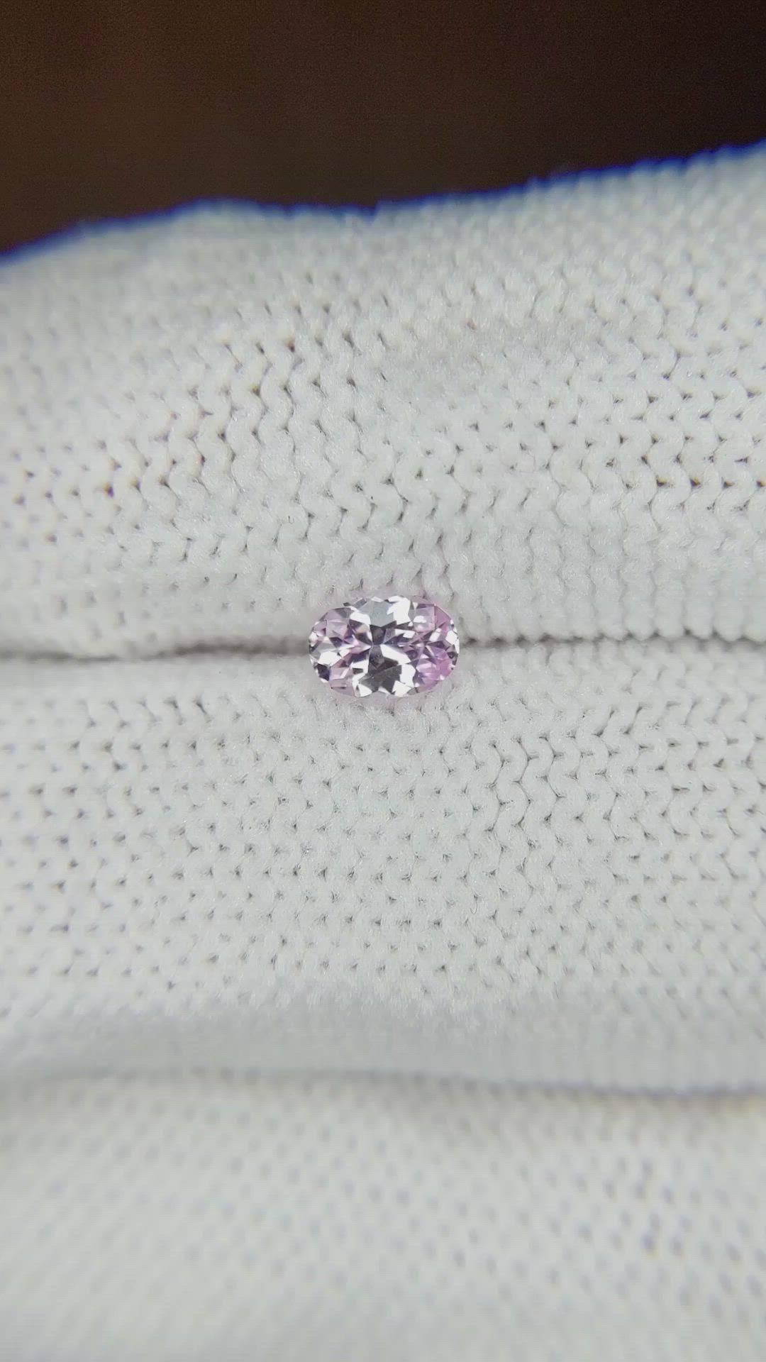 0.50 Ct. Purple Sapphire from Ceylon (Sri Lanka) Size Video