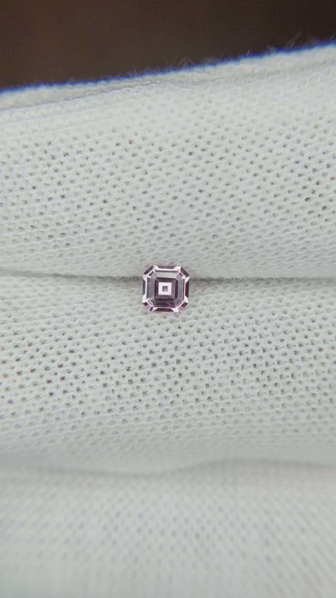 0.30 Ct. Pinkish Purple Sapphire from Ceylon (Sri Lanka) Size Video