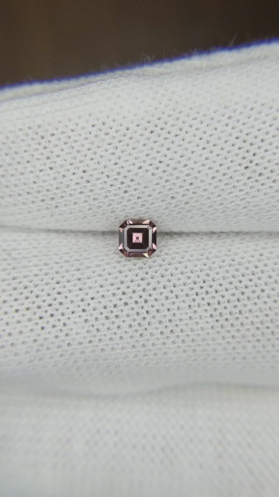 0.35 Ct. Brown Sapphire from Ceylon (Sri Lanka) Size Video