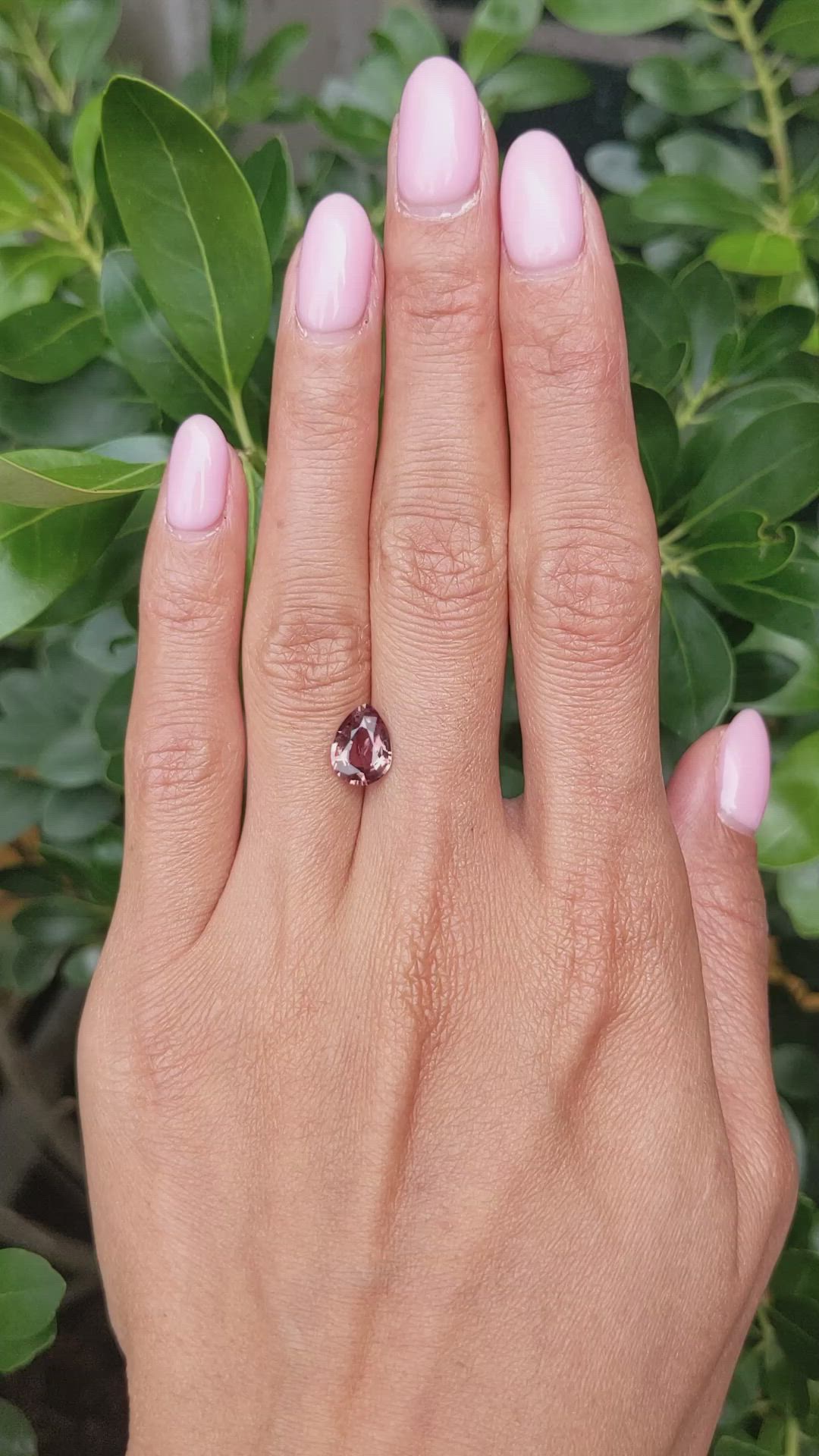 2.09 Ct. Orangish Brown Sapphire from Madagascar Size Video