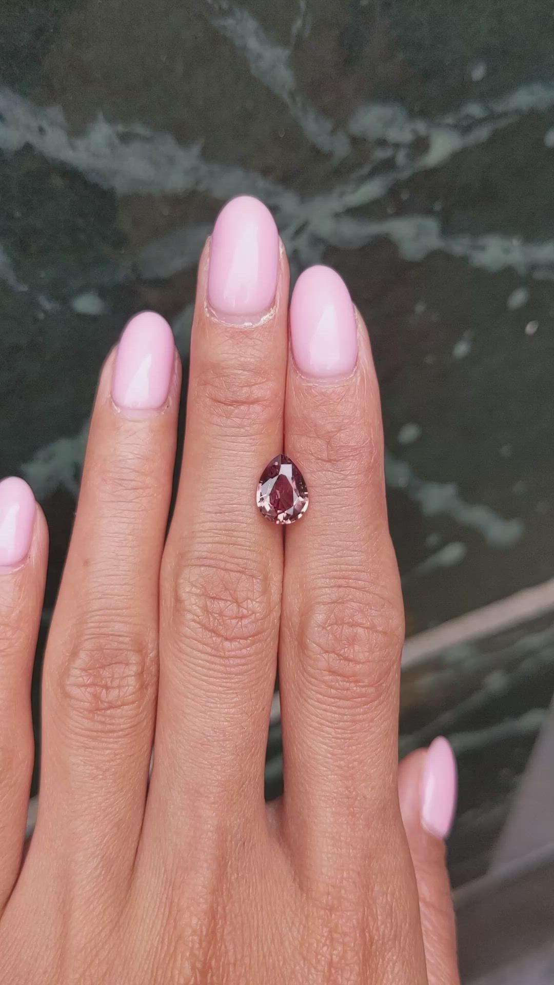 2.09 Ct. Orangish Brown Sapphire from Madagascar Size Video