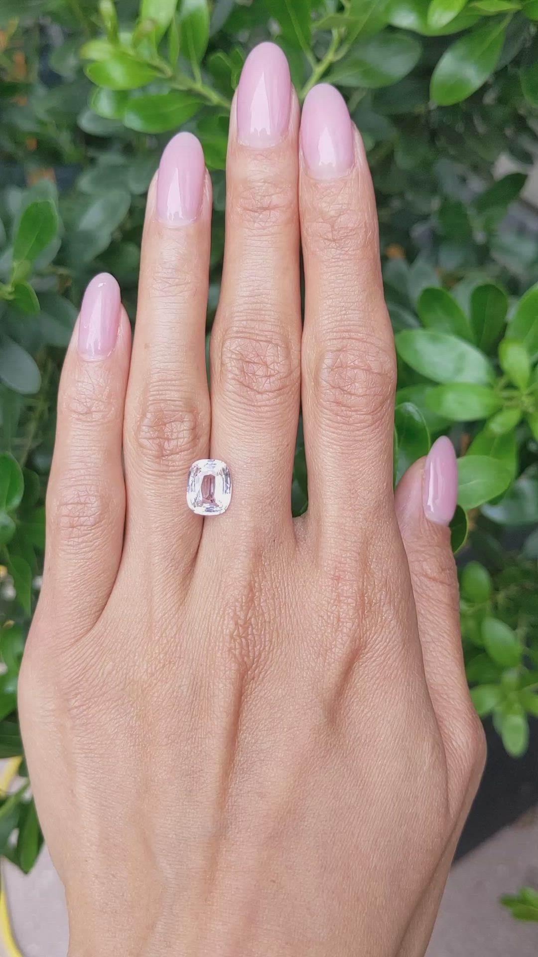 3.10 Ct. Peach Sapphire from Madagascar Size Video