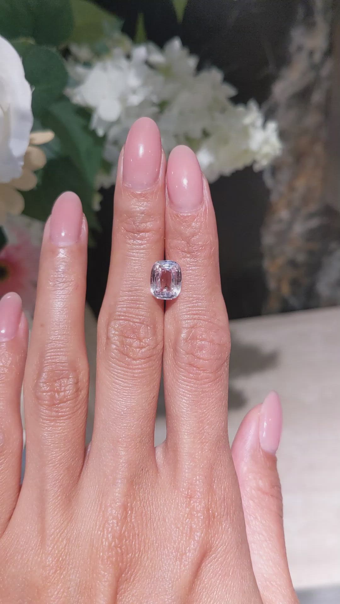 3.10 Ct. Peach Sapphire from Madagascar Size Video