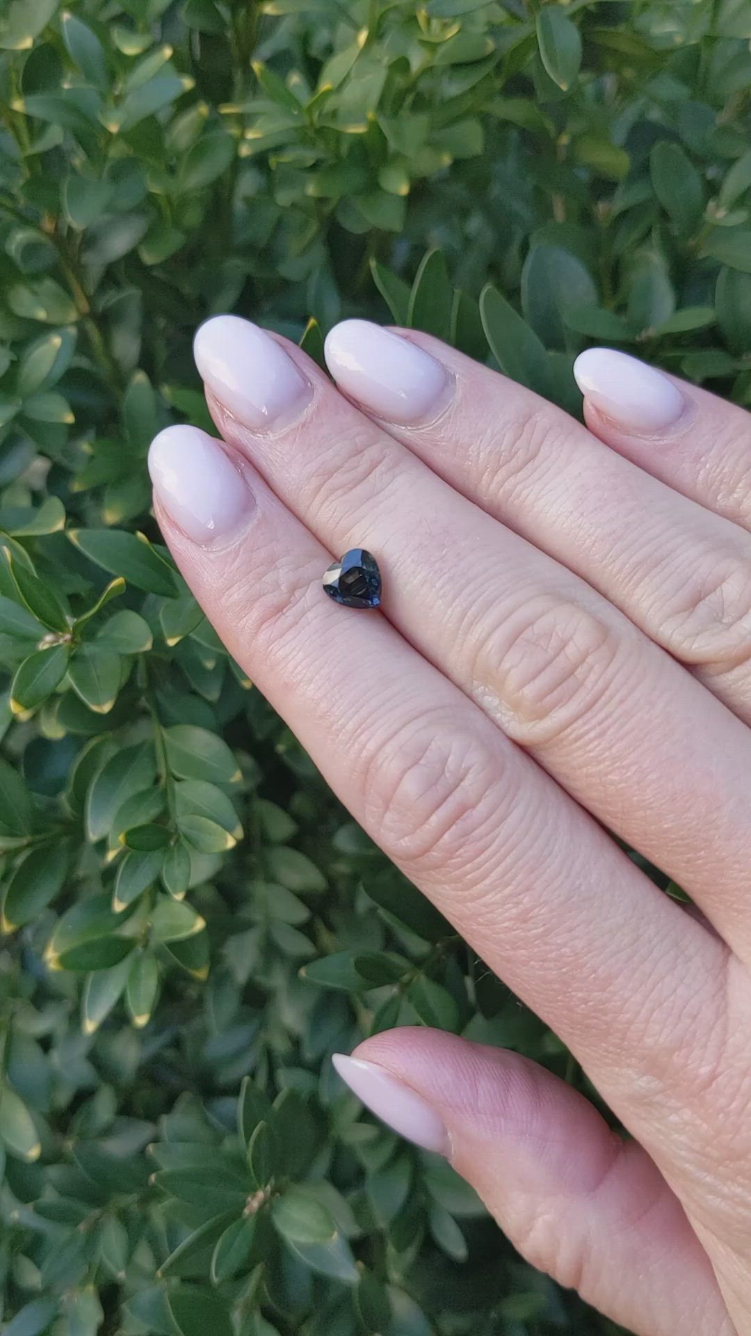 1.57 Ct. Bluish Green Sapphire from Nigeria Size Video