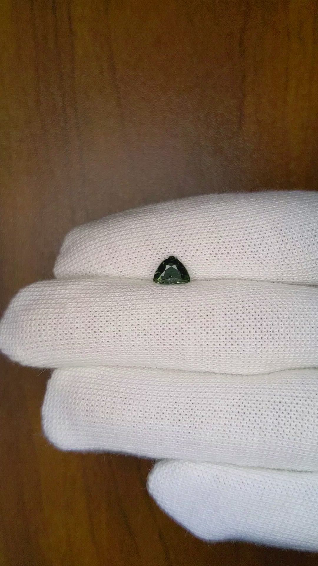 1.07 Ct. Green Sapphire from Tanzania Size Video