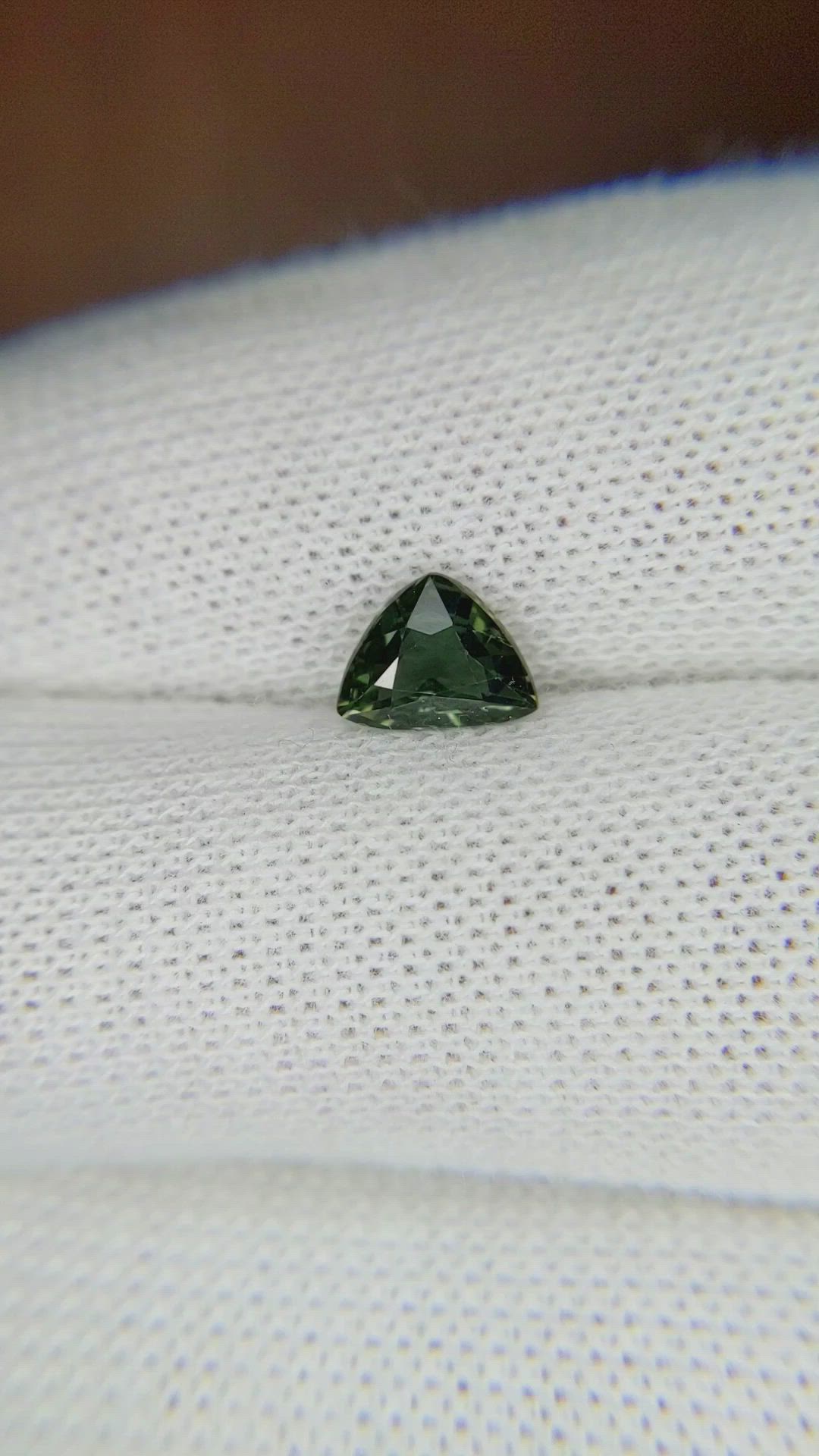 1.07 Ct. Green Sapphire from Tanzania Size Video