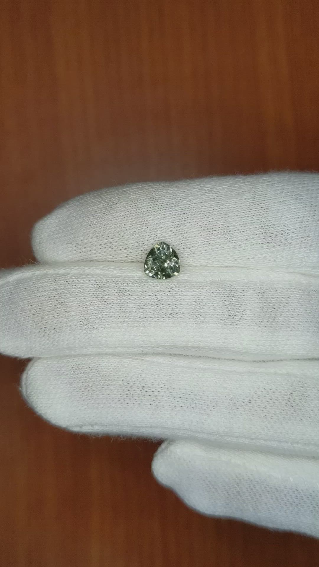 1.14 Ct. Green Sapphire from Montana Size Video