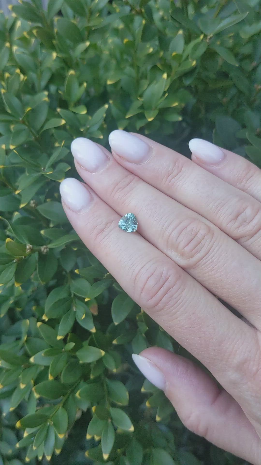 1.14 Ct. Green Sapphire from Montana Size Video