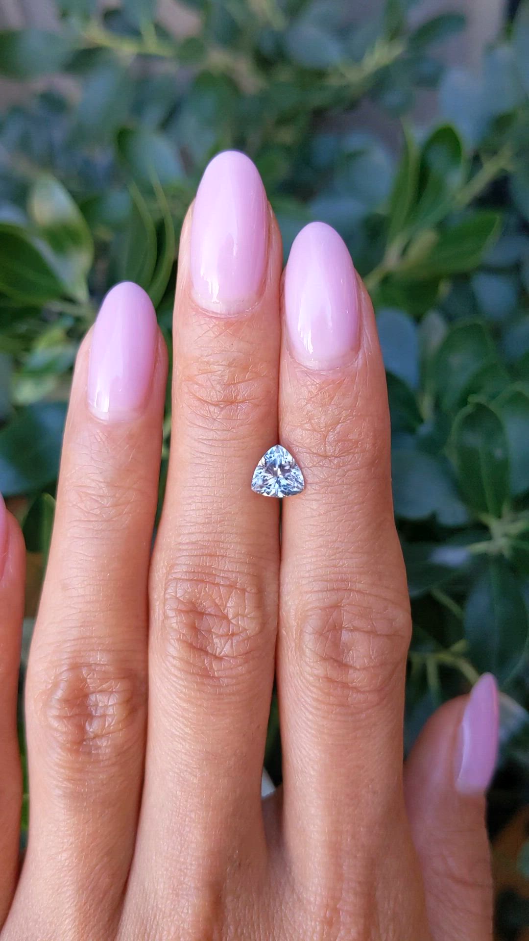 1.18 Ct. Bluish Grey Sapphire from Montana Size Video
