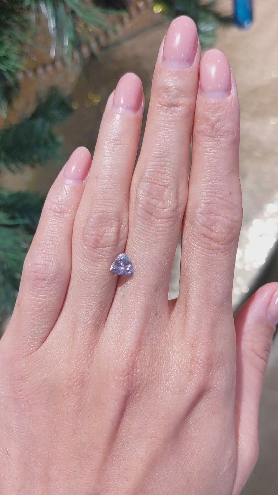 1.18 Ct. Greenish Brown Sapphire from Montana Size Video