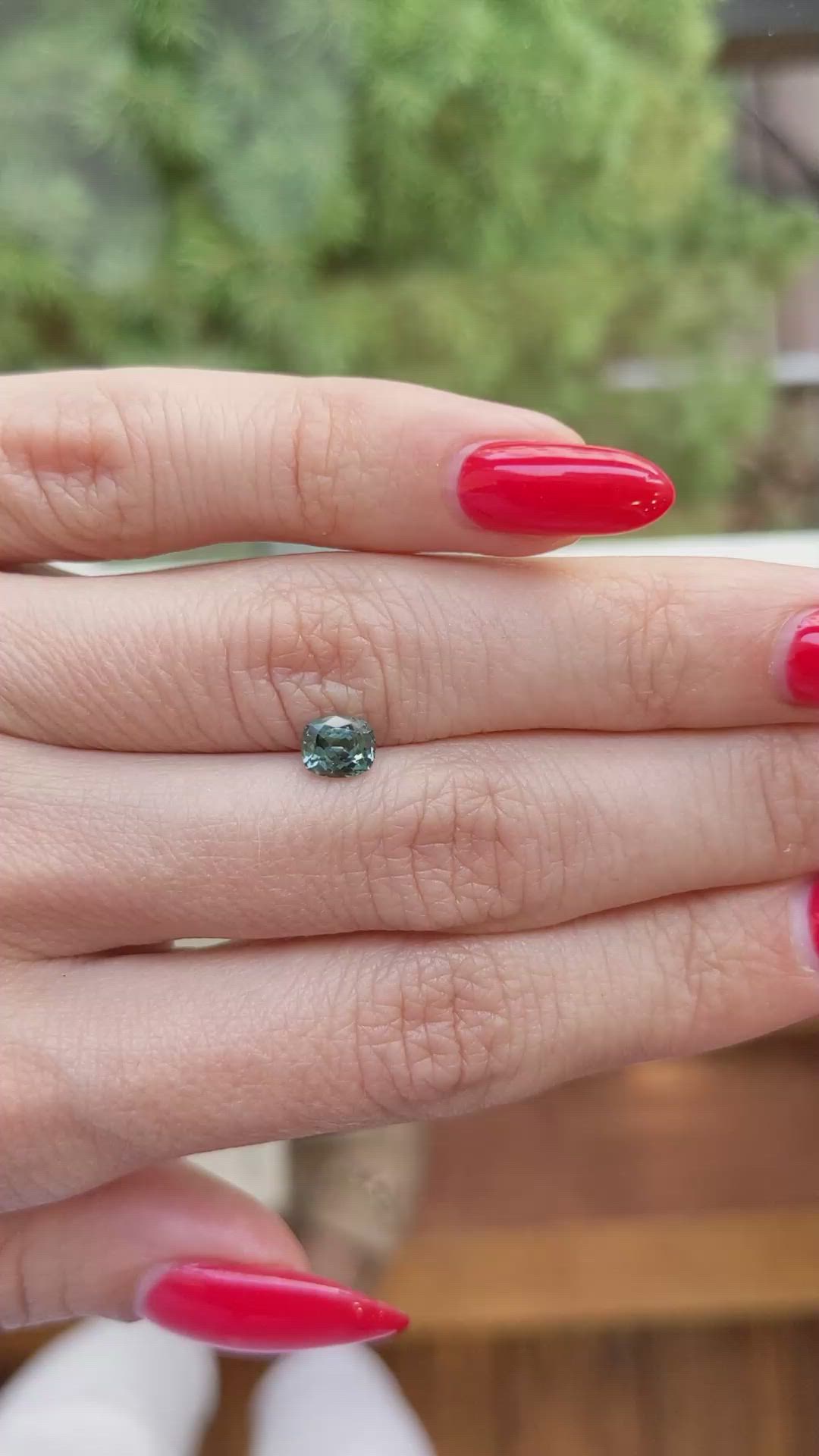 0.84 Ct. Sapphire from Montana Size Video