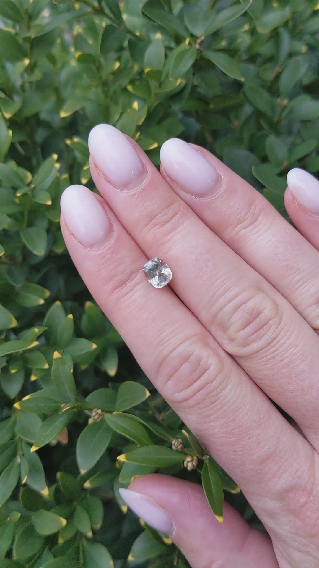 1.34 Ct. Green Sapphire from Montana Size Video