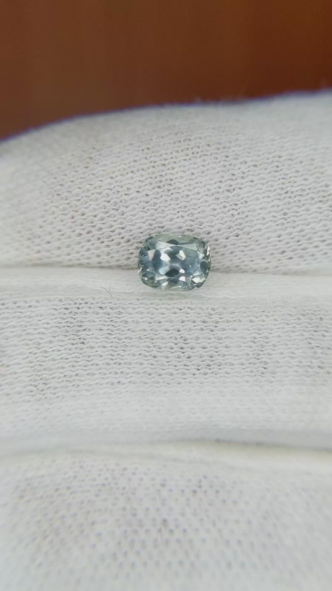 1.20 Ct. Greyish Blue Sapphire from Montana Size Video