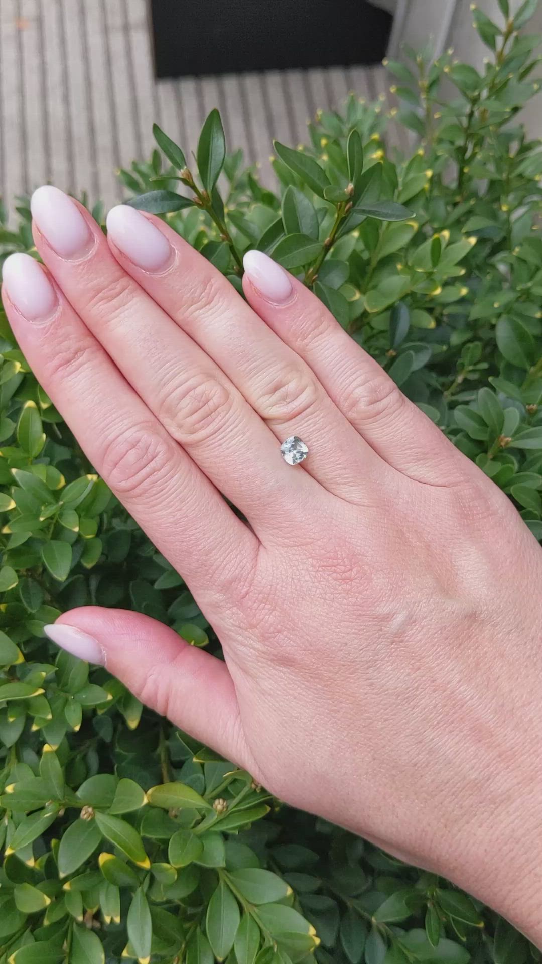 1.13 Ct. Green Sapphire from Montana Size Video