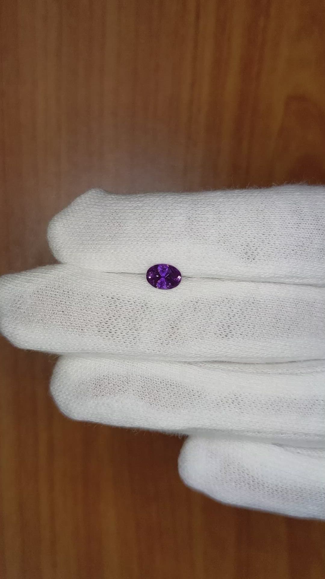 0.61 Ct. Color Change Sapphire from Ceylon (Sri Lanka) Size Video