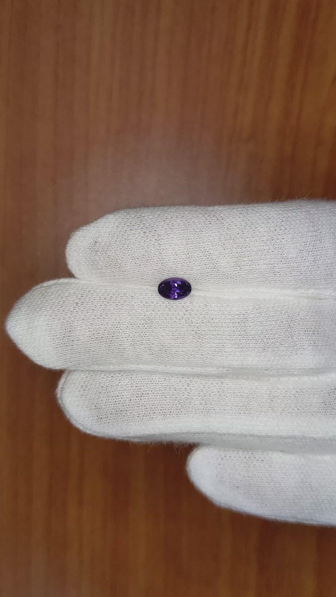 0.58 Ct. Color Change Sapphire from Ceylon (Sri Lanka) Size Video