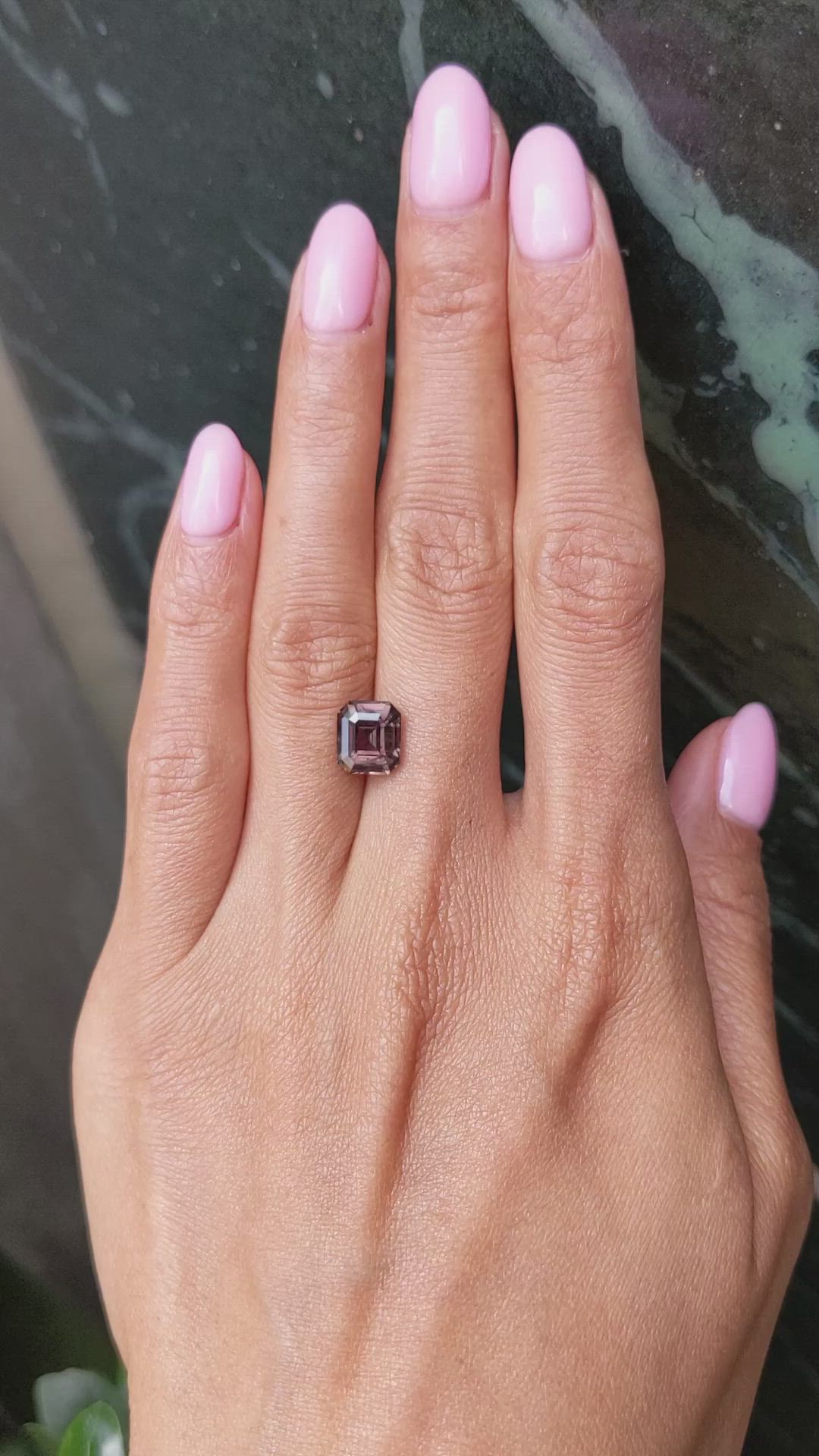 3.06 Ct. Brown Sapphire from Ceylon (Sri Lanka) Size Video