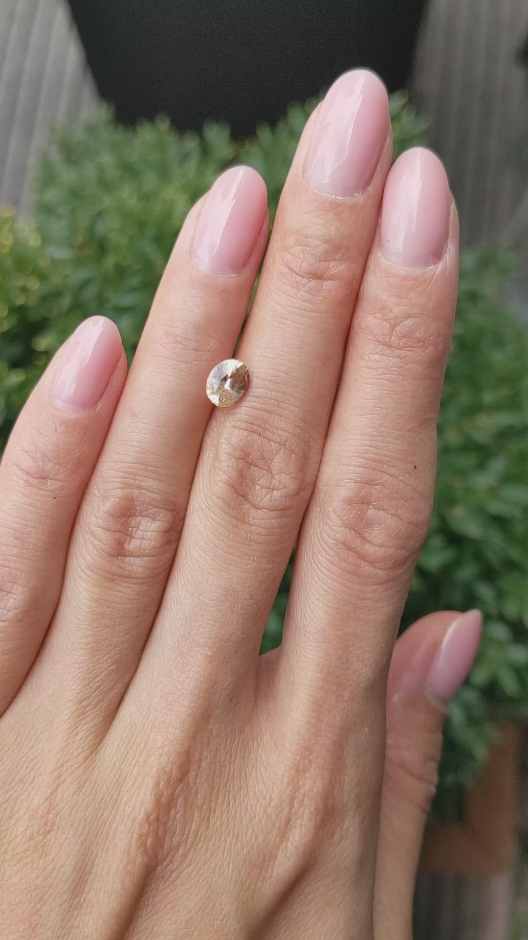 1.13 Ct. Orange Sapphire from Madagascar Size Video