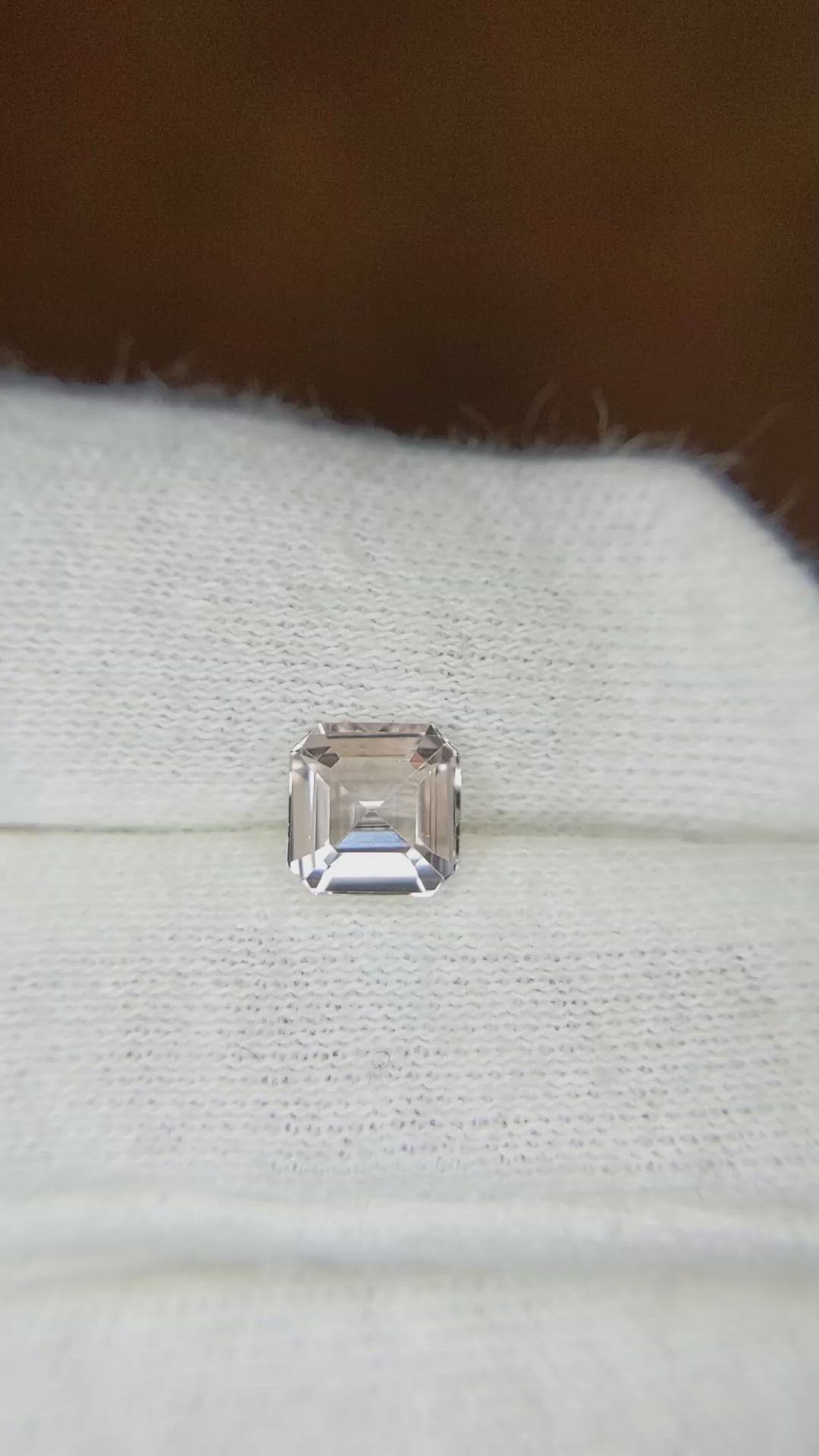 1.30 Ct. Peach Sapphire from Madagascar Size Video