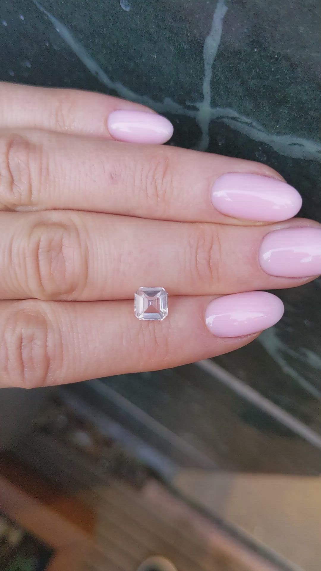 1.30 Ct. Peach Sapphire from Madagascar Size Video