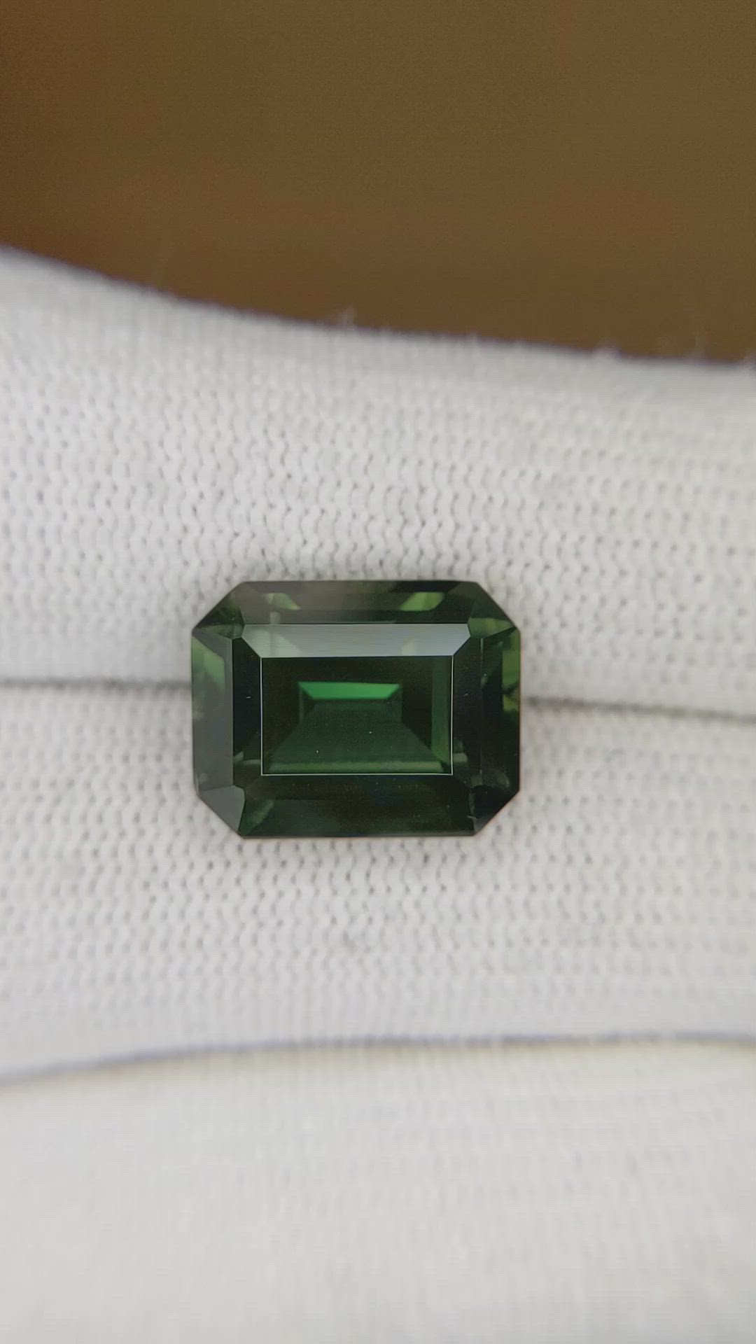 10.24 Ct. Bluish Green Sapphire from Madagascar Size Video