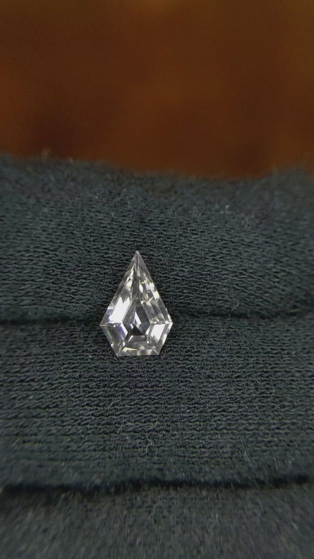 1.21 Ct. Peach Sapphire from Ceylon (Sri Lanka) Size Video