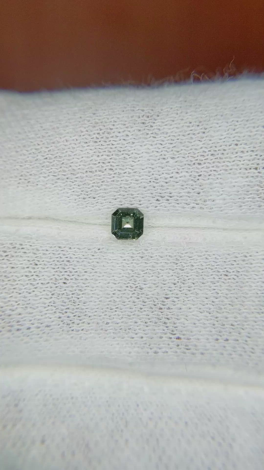 0.20 Ct. Green Sapphire from Ceylon (Sri Lanka) Size Video