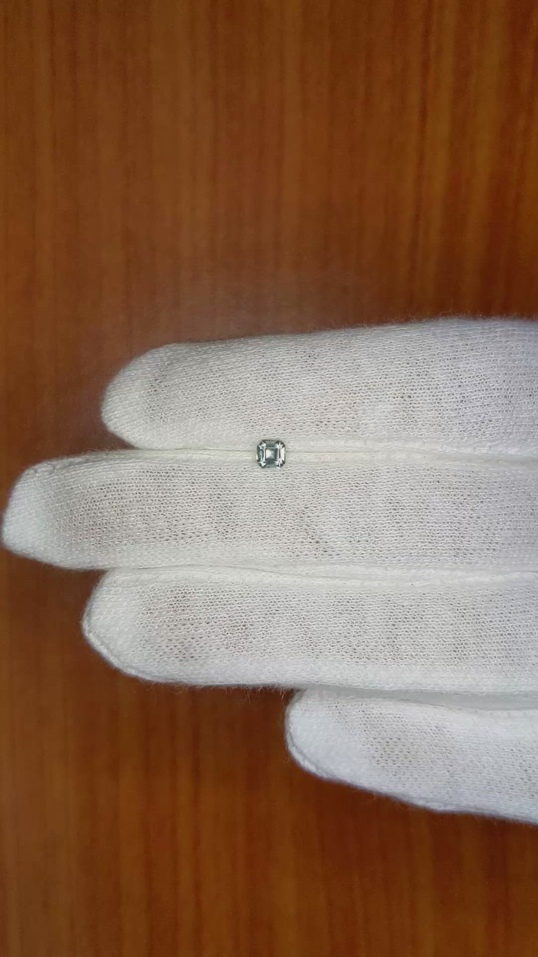 0.30 Ct. Green Sapphire from Ceylon (Sri Lanka) Size Video