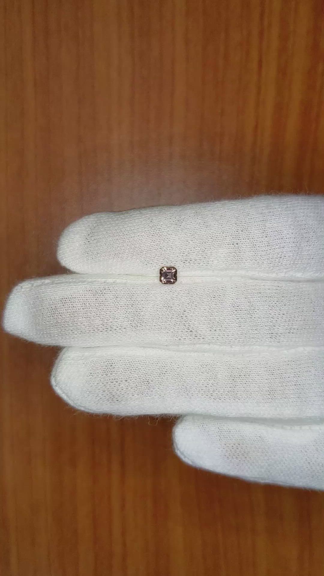 0.31 Ct. Brown Sapphire from Ceylon (Sri Lanka) Size Video