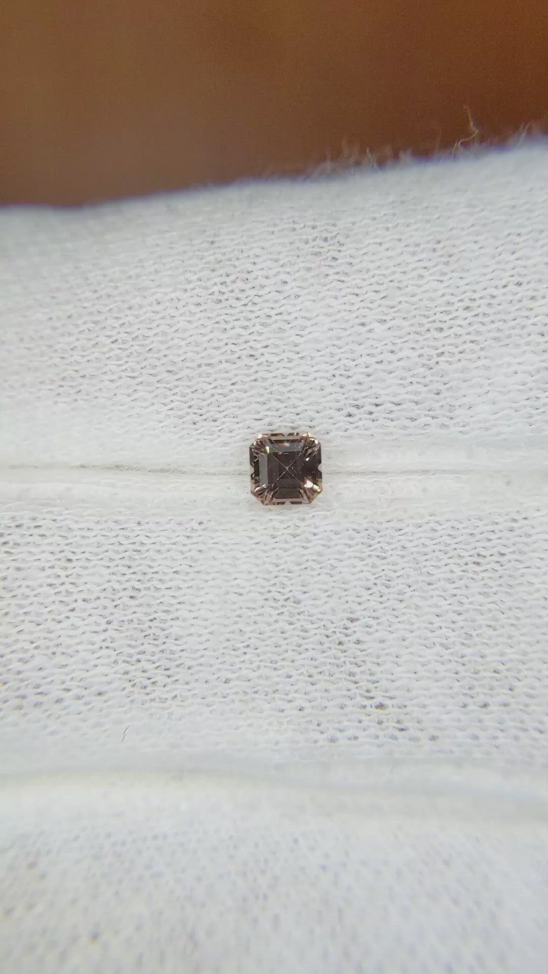 0.31 Ct. Brown Sapphire from Ceylon (Sri Lanka) Size Video