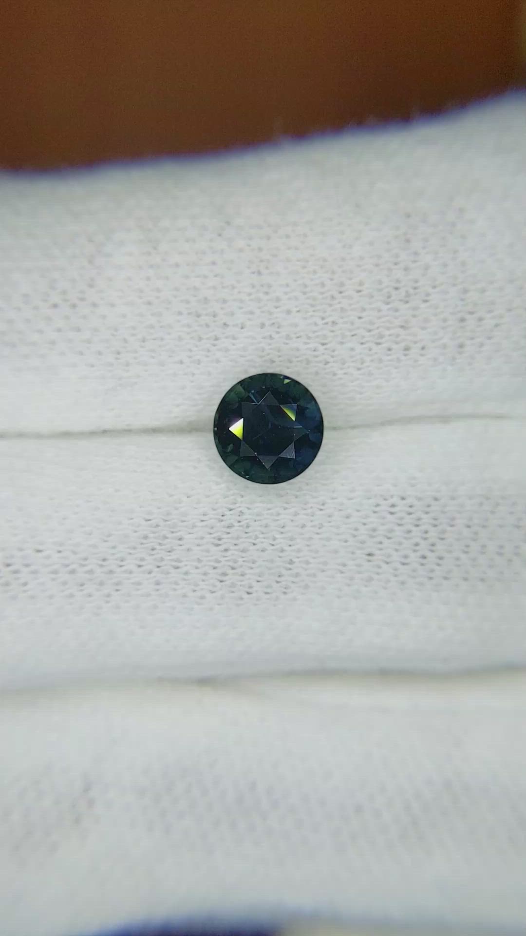 1.36 Ct. Greenish Blue Sapphire from Nigeria Size Video