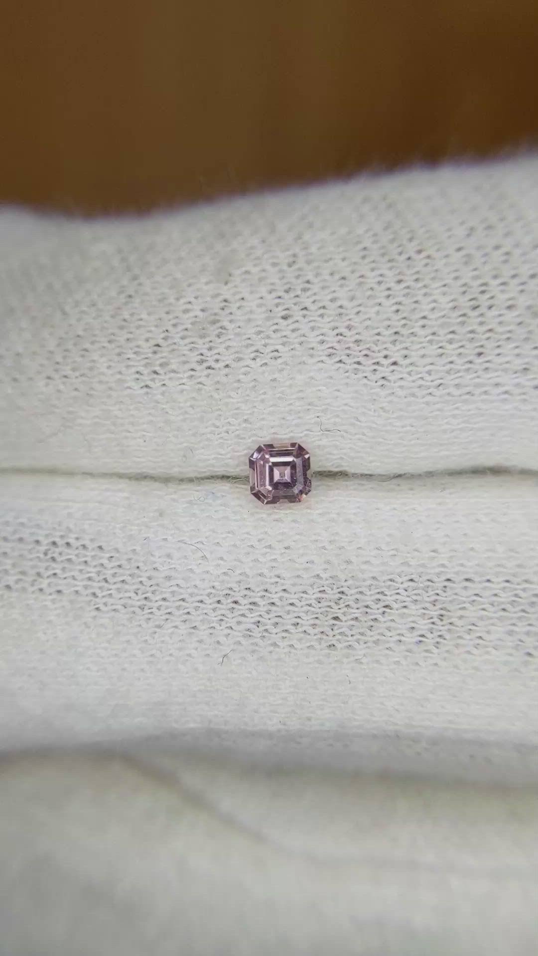 0.23 Ct. Pink Sapphire from Ceylon (Sri Lanka) Size Video