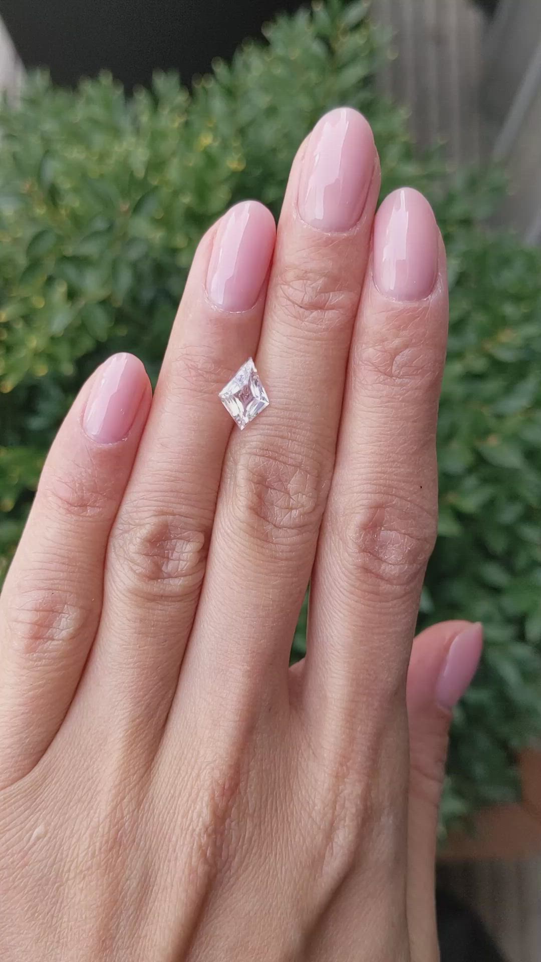 1.56 Ct. Peach Sapphire from Ceylon (Sri Lanka) Size Video