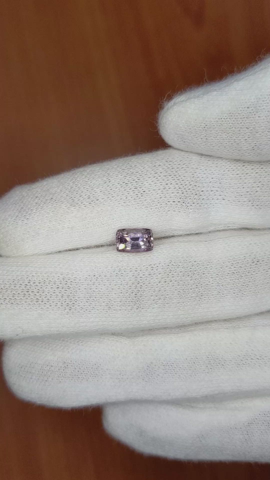 1.30 Ct. Purple Sapphire from Ceylon (Sri Lanka) Size Video