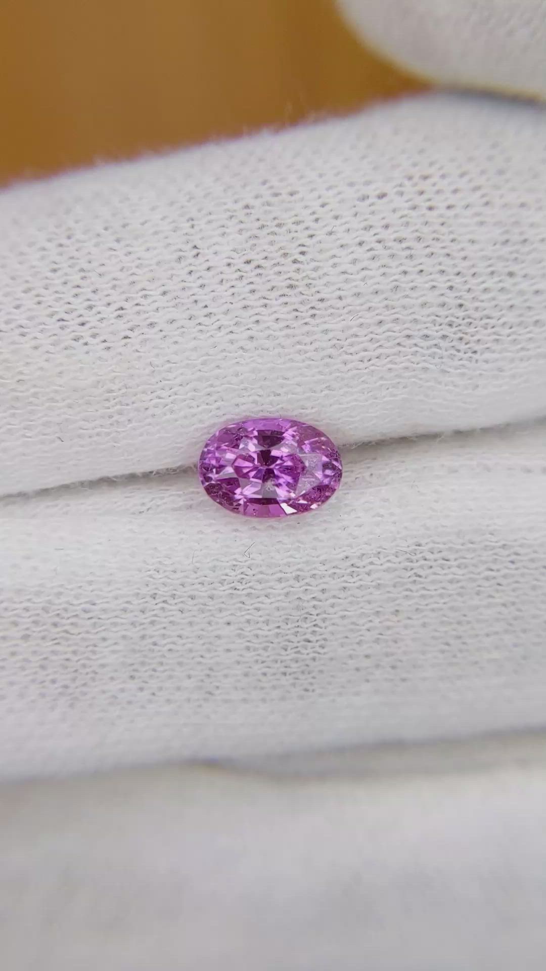 1.48 Ct. Pinkish Purple Sapphire from Ceylon (Sri Lanka) Size Video