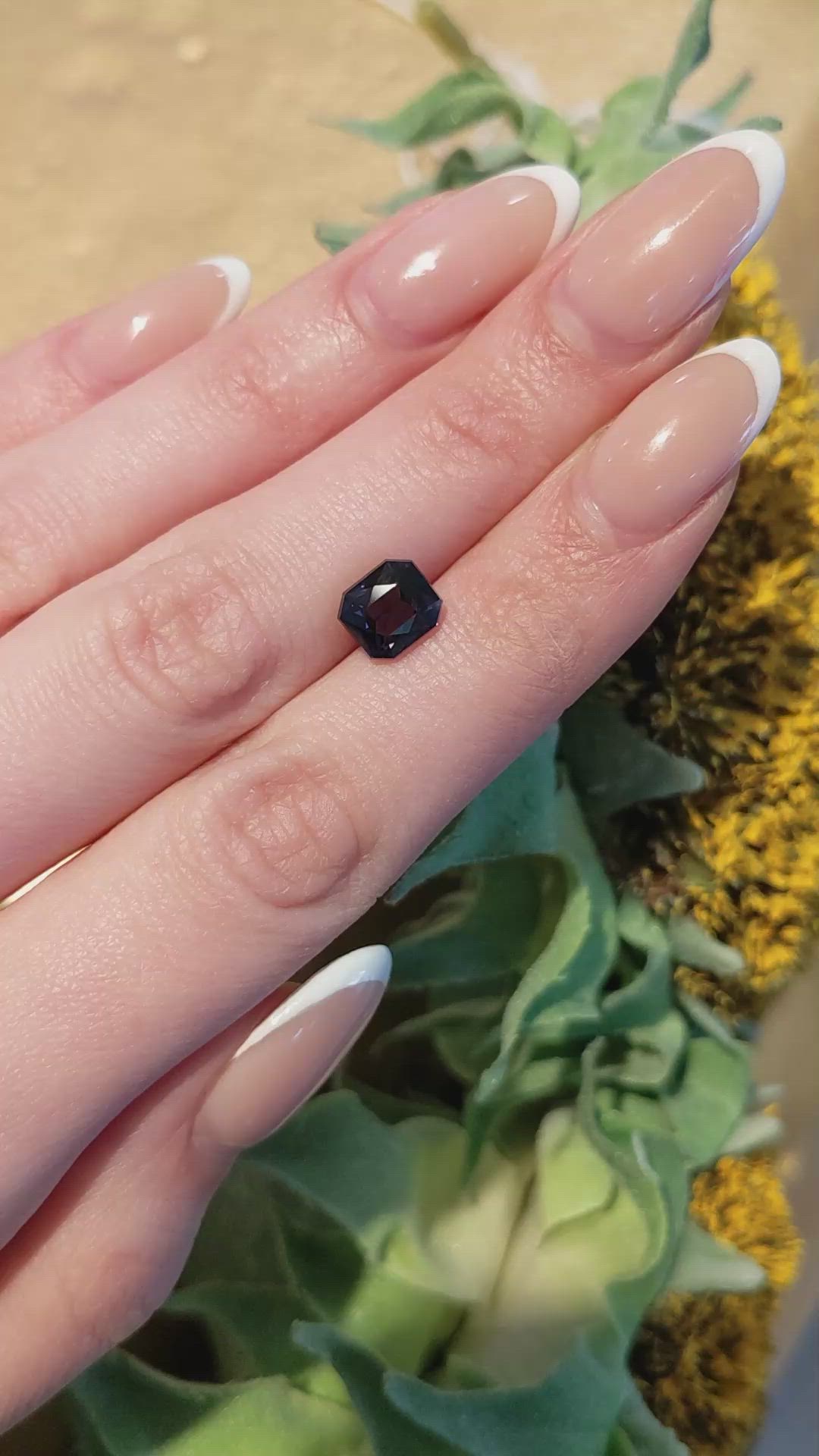 2.97 Ct. Color Change Sapphire from Ceylon (Sri Lanka) Size Video