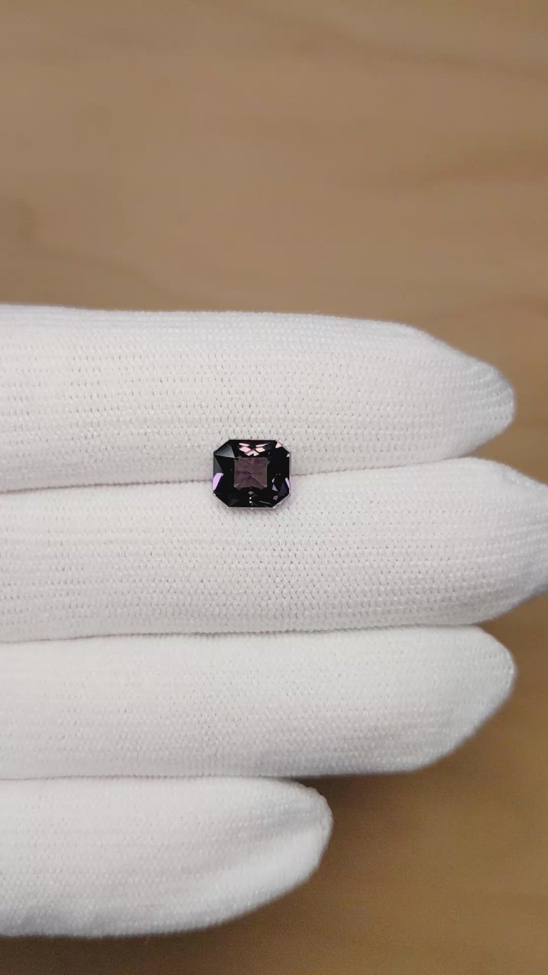 2.97 Ct. Color Change Sapphire from Ceylon (Sri Lanka) Size Video