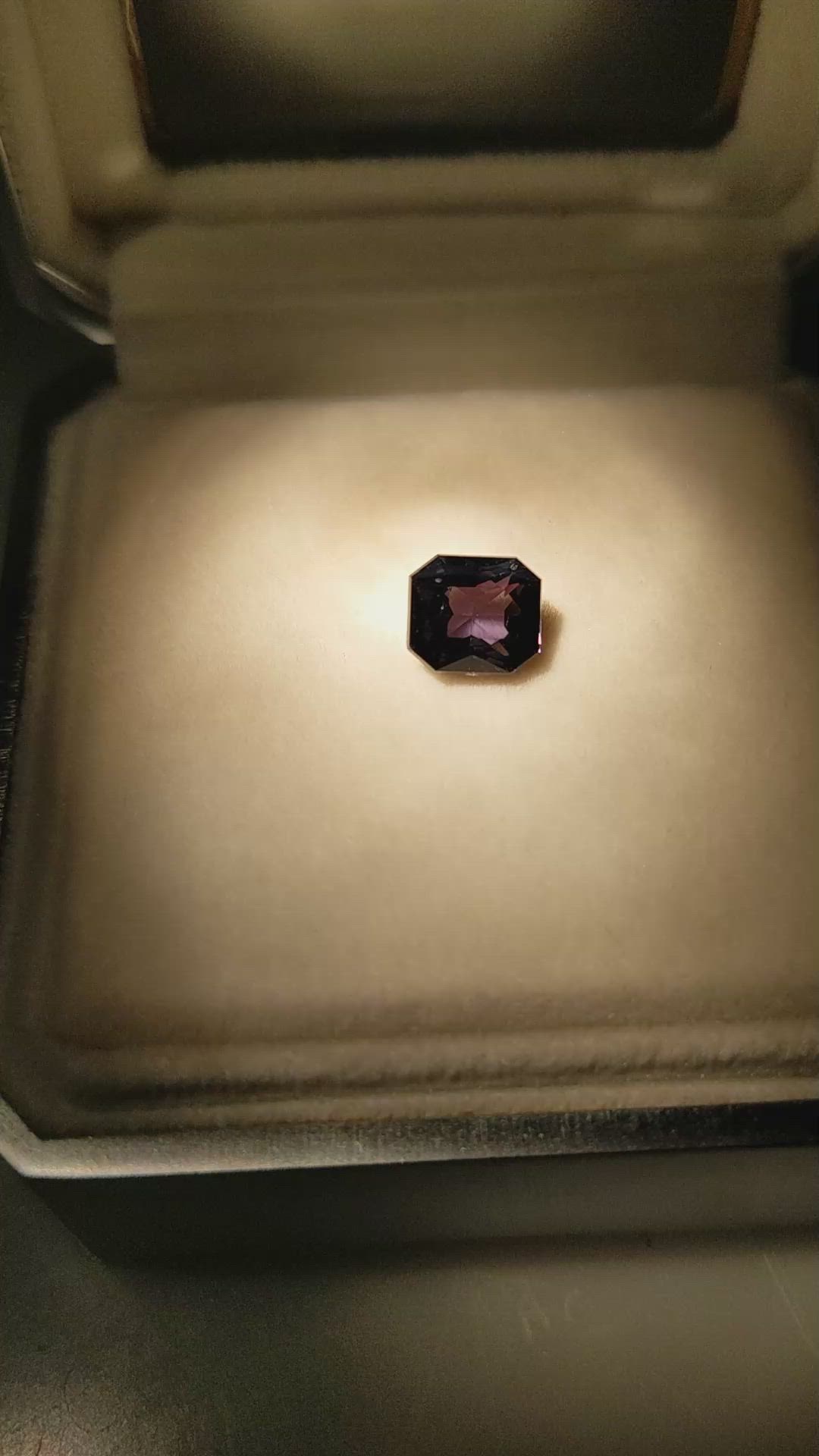 2.97 Ct. Color Change Sapphire from Ceylon (Sri Lanka) Size Video