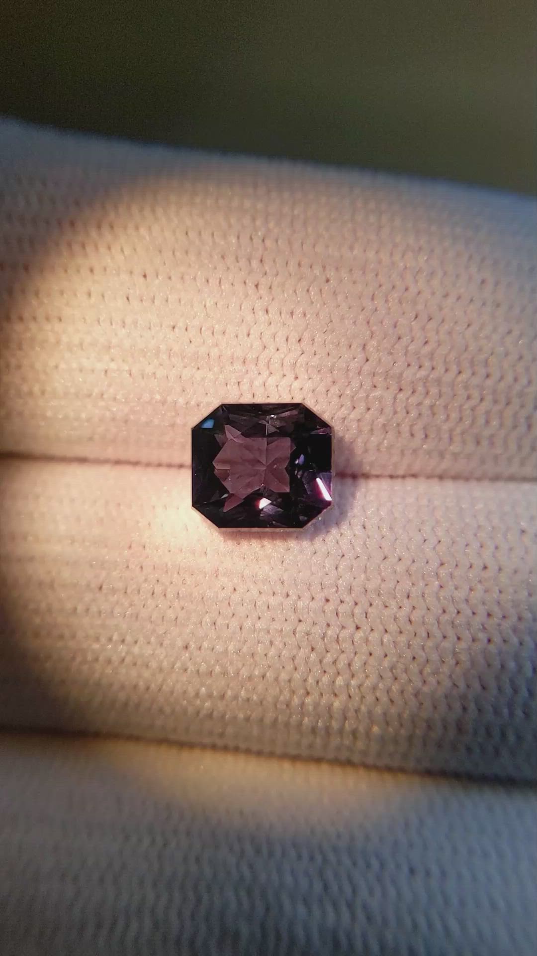 2.97 Ct. Color Change Sapphire from Ceylon (Sri Lanka) Size Video