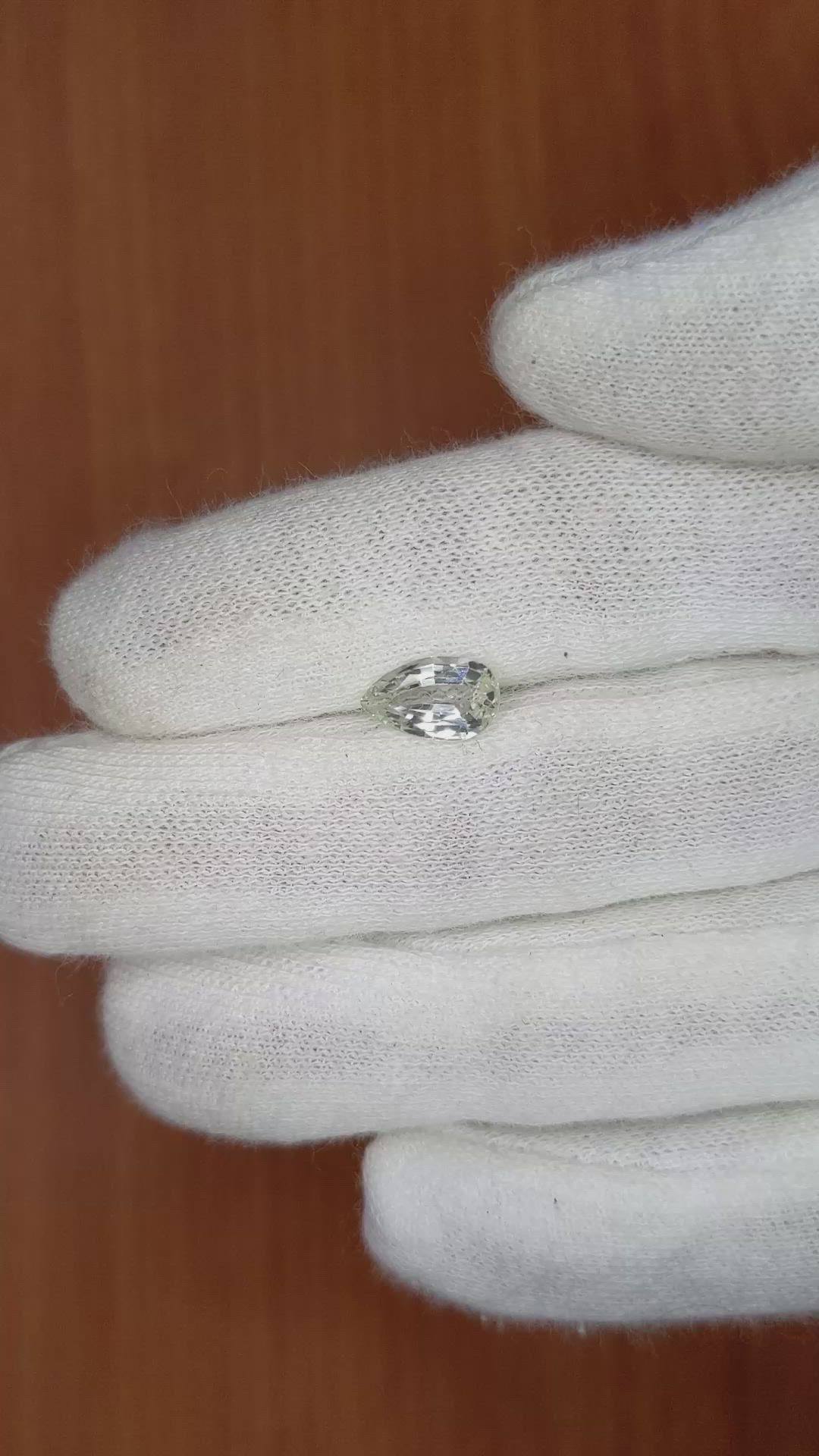 1.40 Ct. Green Sapphire from Ceylon (Sri Lanka) Size Video