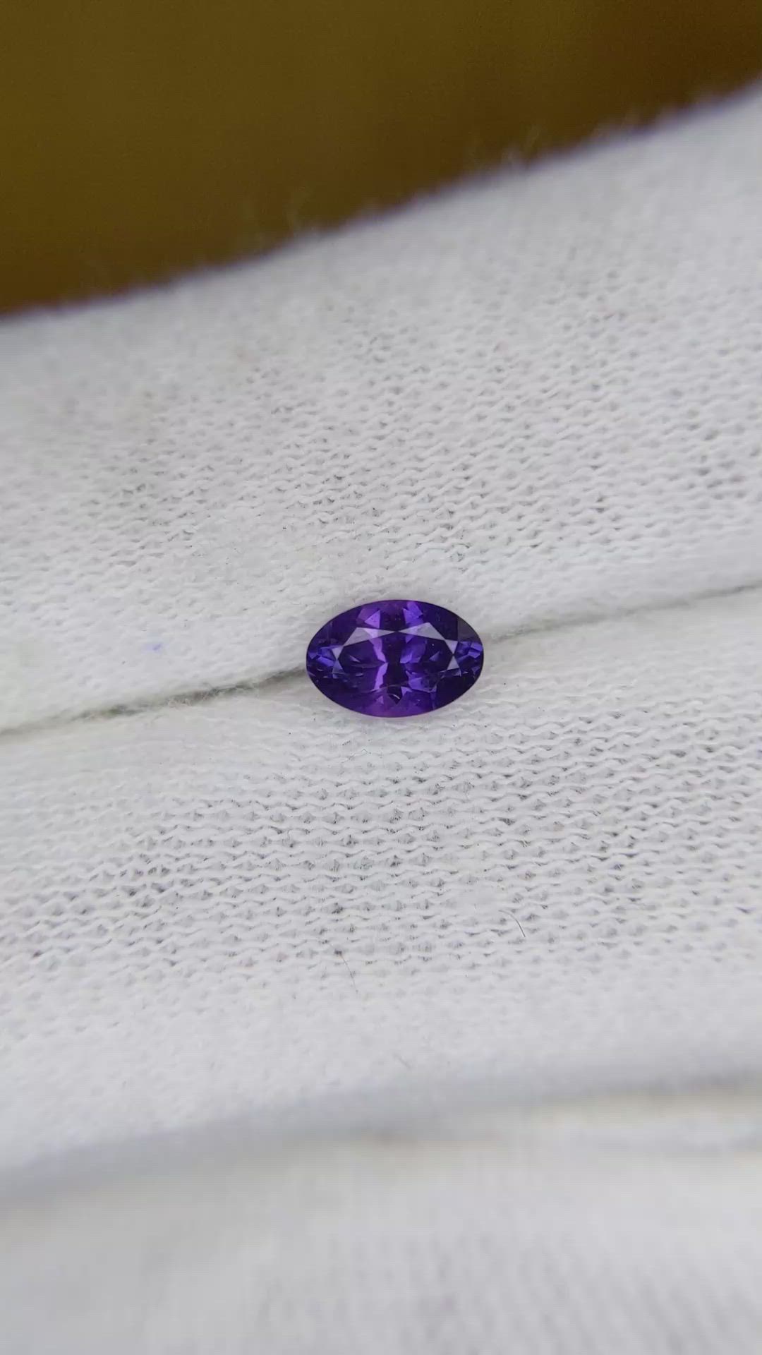 0.57 Ct. Color Change Sapphire from Ceylon (Sri Lanka) Size Video